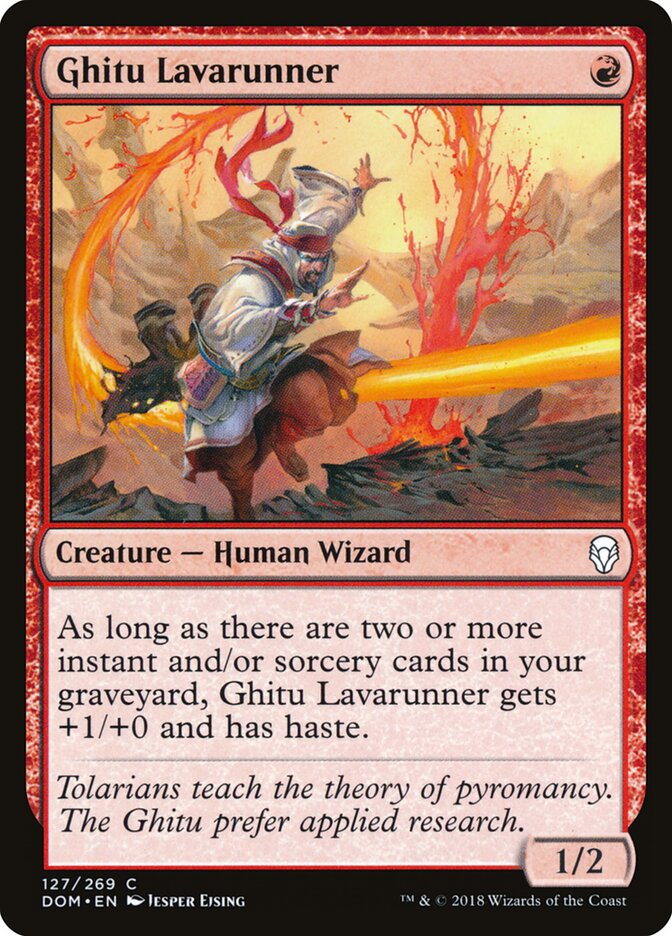 Corredor de lava ghitu — Dominaria #127