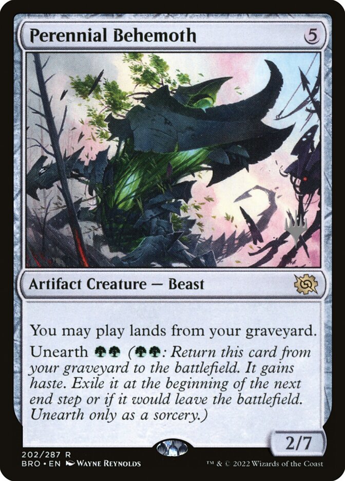 Perennial Behemoth - The Brothers' War Promos #202p