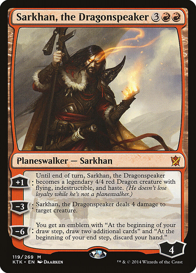 Sarkhan, el dragonhablante | Sarkhan, the Dragonspeaker - Khans of Tarkir #119