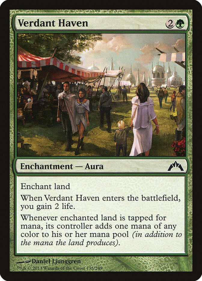 Refugio verde | Verdant Haven - Gatecrash #138