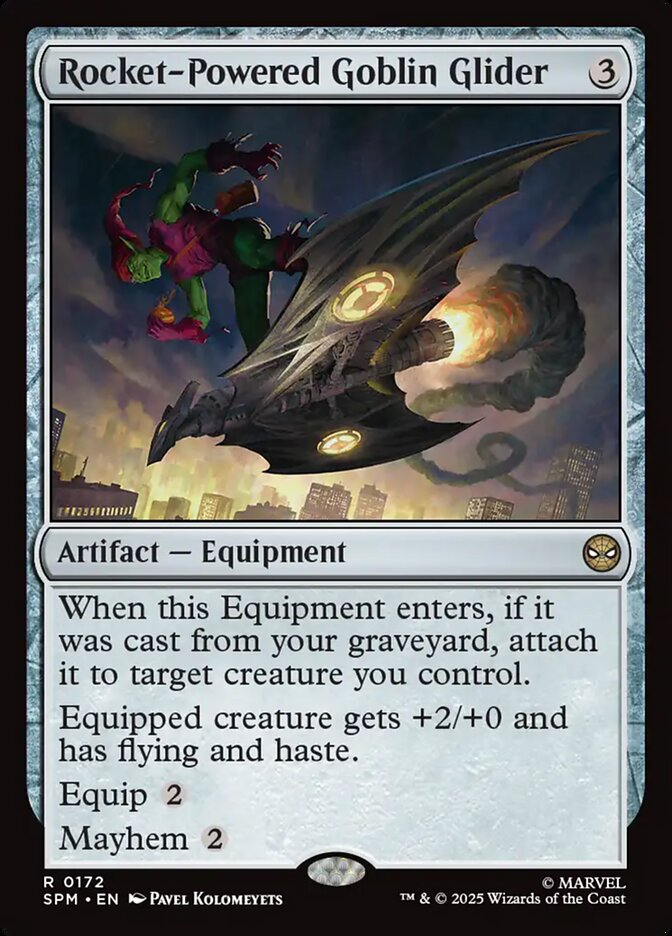 Planeador del Duende Verde | Rocket-Powered Goblin Glider — Marvel's Spider-Man #172