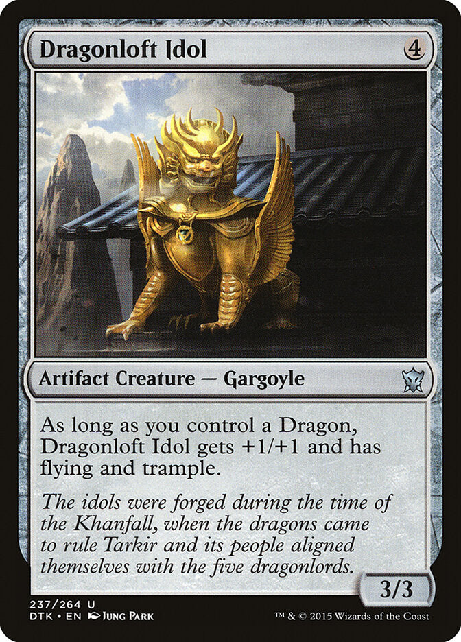 Ídolo dracónico | Dragonloft Idol — Dragons of Tarkir #237