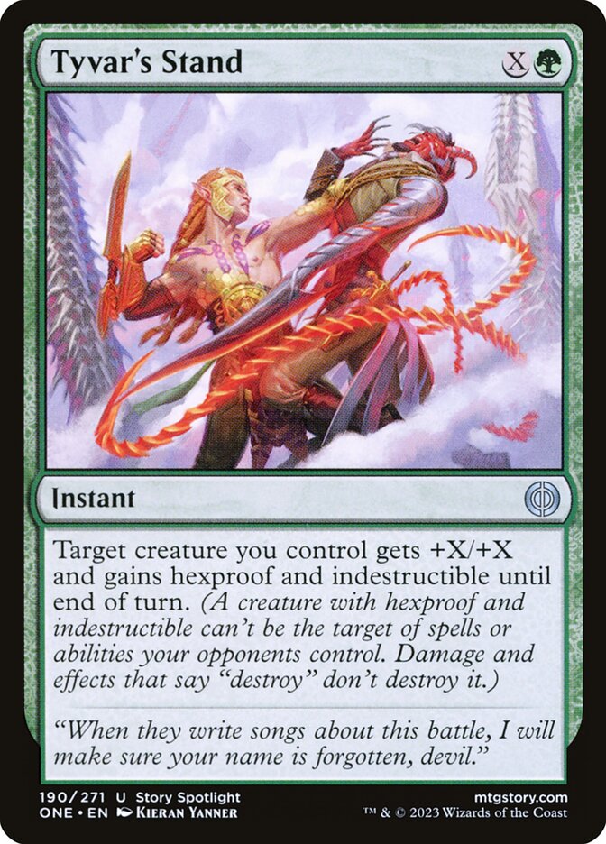 Resistencia de Tyvar | Tyvar's Stand — Phyrexia: All Will Be One #190