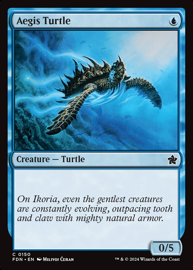 Tortuga protegida | Aegis Turtle - Foundations #150