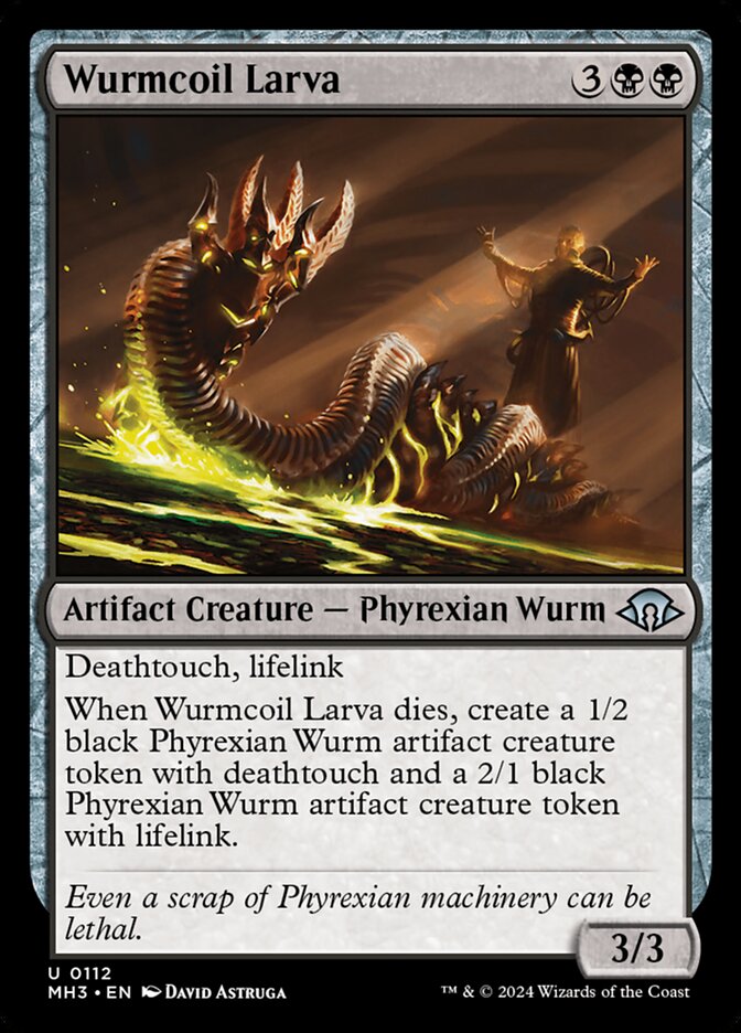 Larva sierpespiral | Wurmcoil Larva — Modern Horizons 3 #112