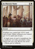 In Oketra's Name — Amonkhet #19