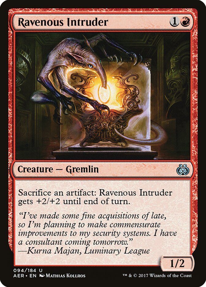 Intruso voraz | Ravenous Intruder - Aether Revolt #94