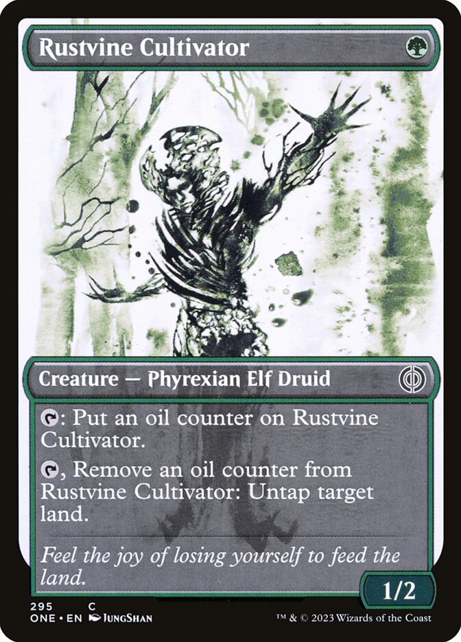 Cultivador de oxihiedra | Rustvine Cultivator — Phyrexia: All Will Be One #295