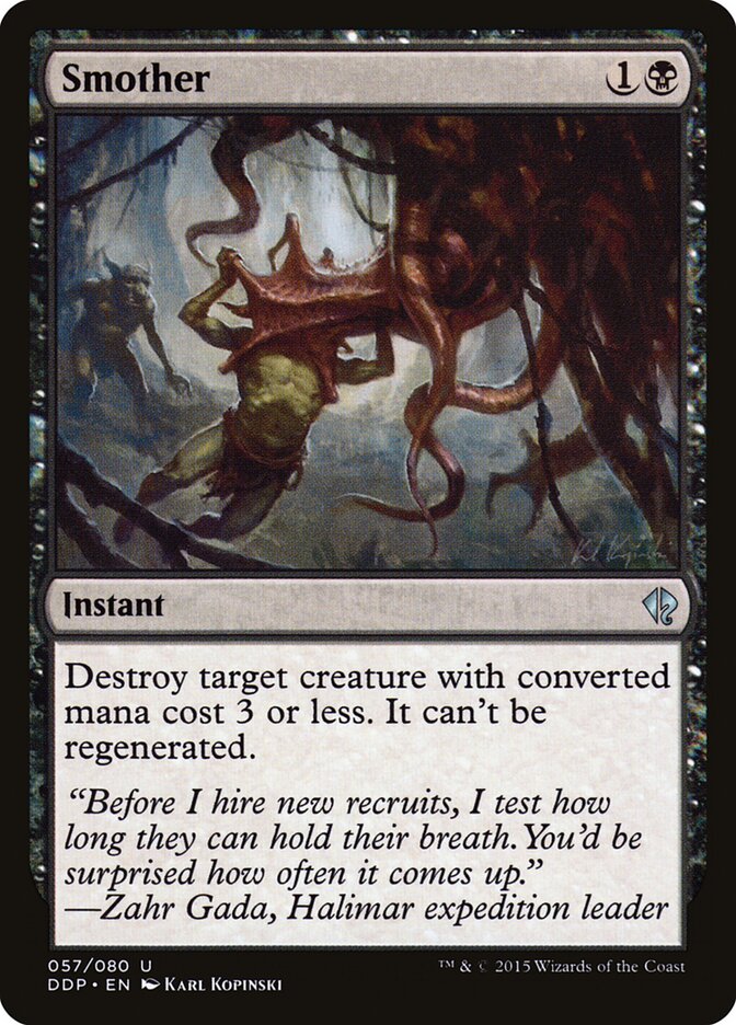 Smother - Duel Decks: Zendikar vs. Eldrazi #57