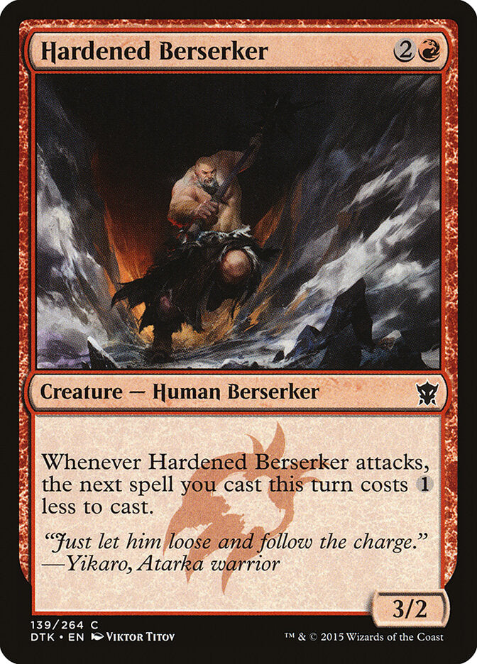 Berserker curtido | Hardened Berserker - Dragons of Tarkir #139