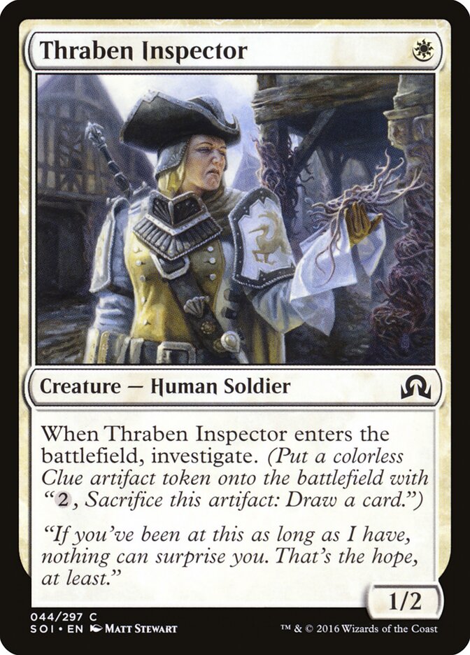 Thraben Inspector — Shadows over Innistrad #44