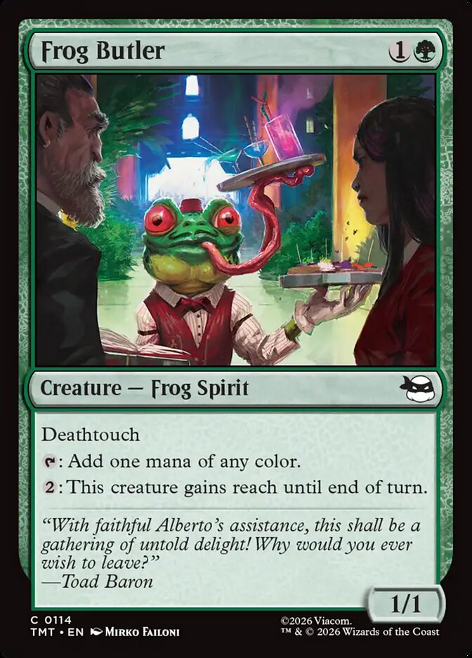 Rana sirviente | Frog Butler - Teenage Mutant Ninja Turtles #114