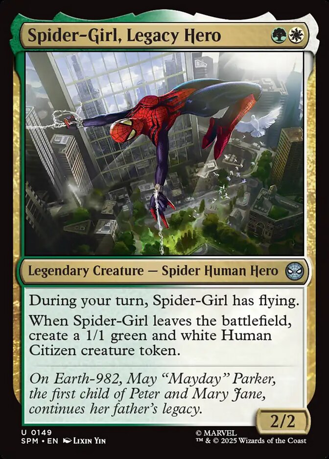 Spidergirl, legado heroico | Spider-Girl, Legacy Hero — Marvel's Spider-Man #149