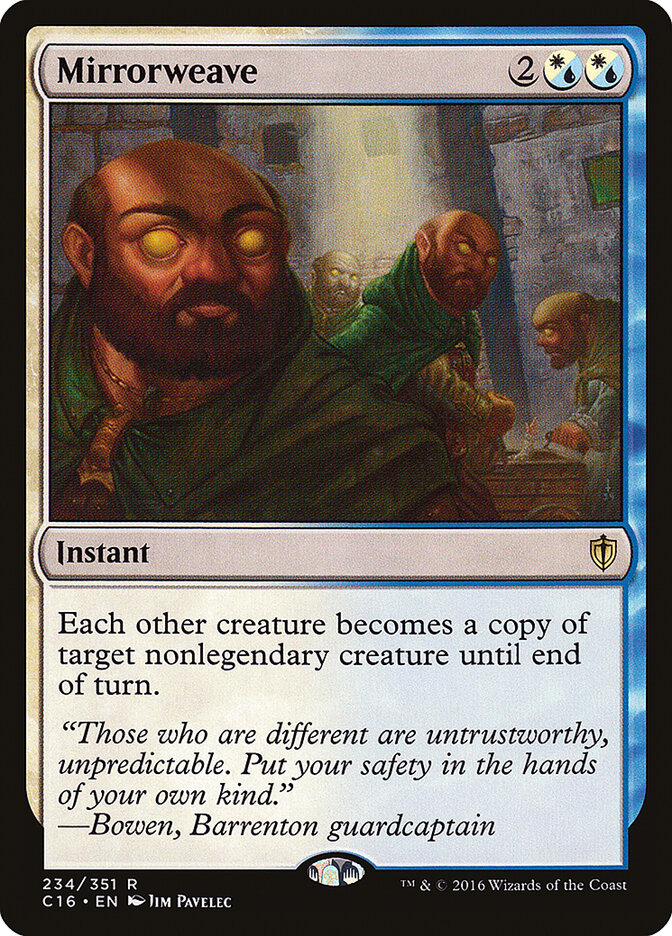 Tejido especular | Mirrorweave - Commander 2016 #234