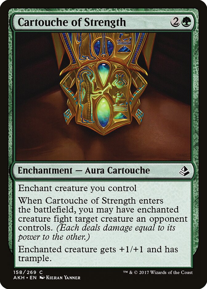 Cartouche of Strength — Amonkhet #158