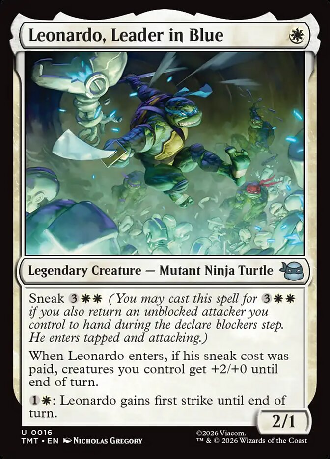 Leonardo, líder de azul | Leonardo, Leader in Blue - Teenage Mutant Ninja Turtles #16