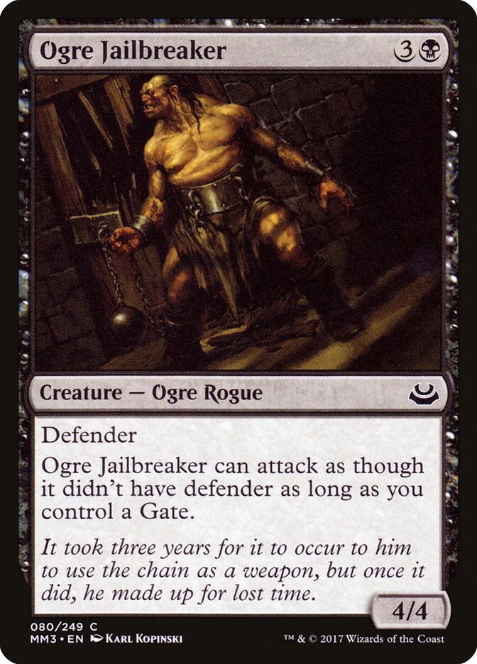 Ogre Jailbreaker - Modern Masters 2017 #80