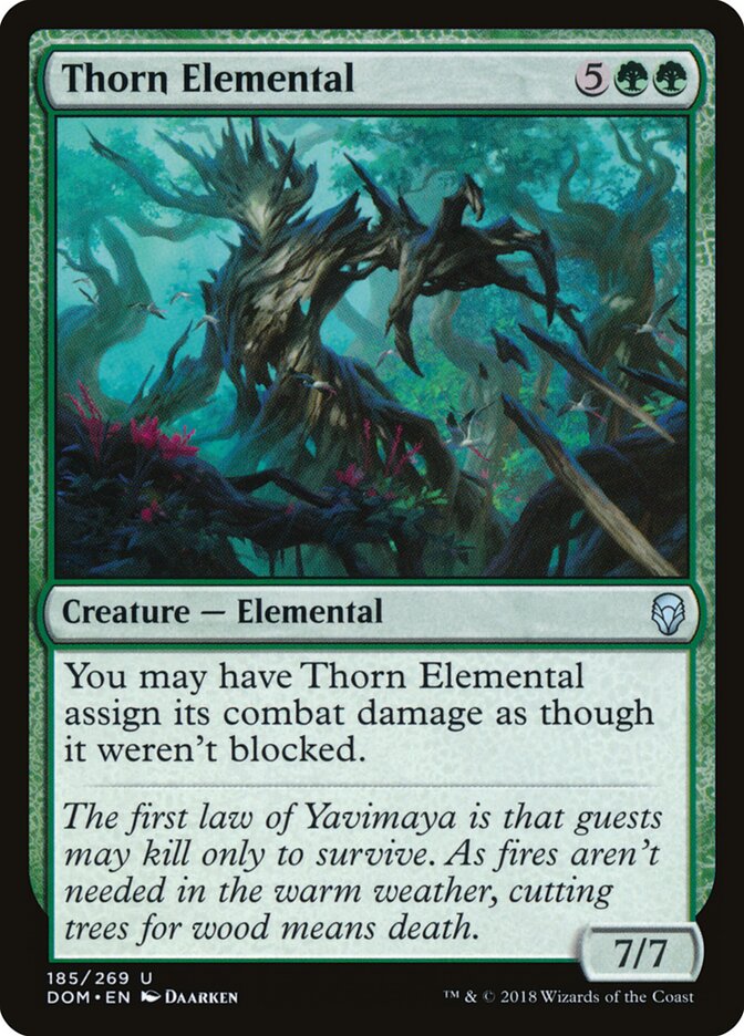 Elemental de espinas — Dominaria #185
