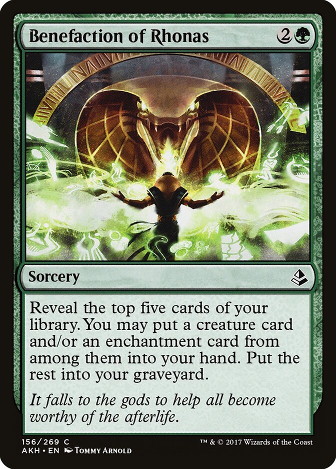 Benefaction of Rhonas — Amonkhet #156
