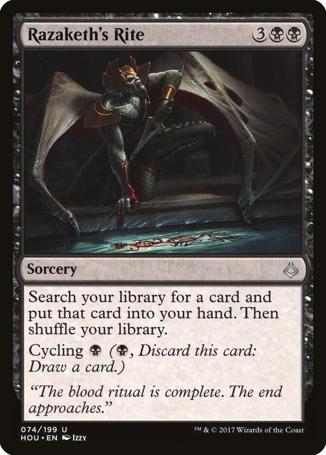 Rito de Razaketh | Razaketh's Rite — Hour of Devastation #74