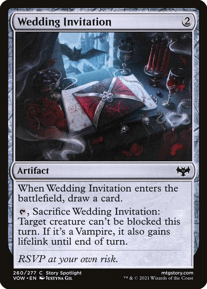 Invitación a la boda | Wedding Invitation - Innistrad: Crimson Vow #260