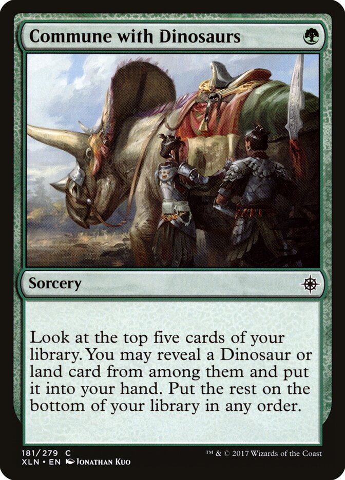 Commune with Dinosaurs — Ixalan #181