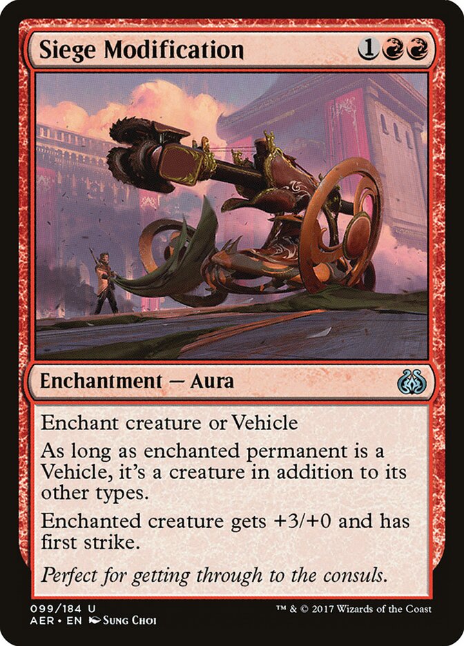 Modificación de asalto | Siege Modification - Aether Revolt #99