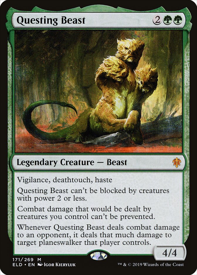 La Bestia Buscada | Questing Beast - Throne of Eldraine #171