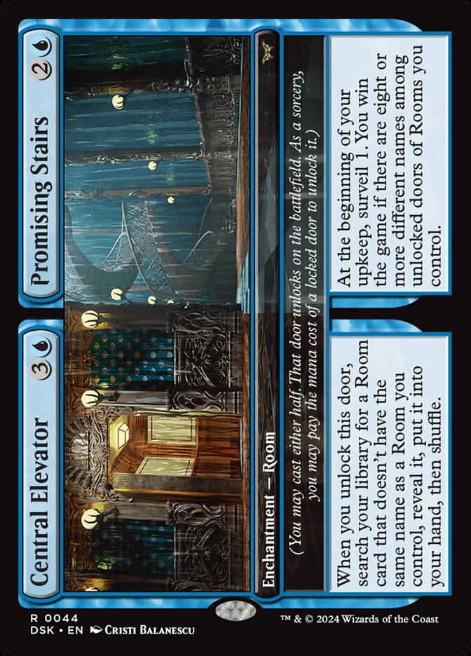 Ascensor central // Escaleras prometedoras | Central Elevator // Promising Stairs - Duskmourn: House of Horror #44