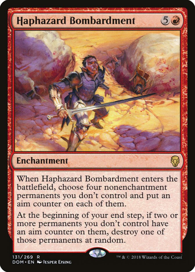 Aplastamiento al azar | Haphazard Bombardment - Dominaria #131