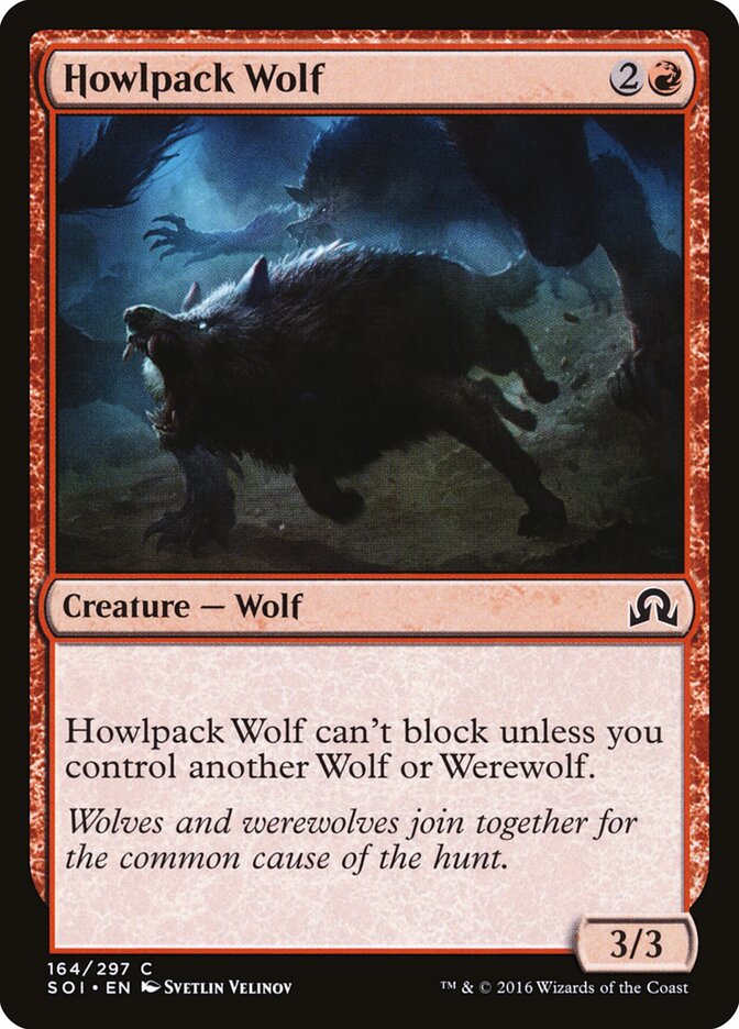 Howlpack Wolf — Shadows over Innistrad #164