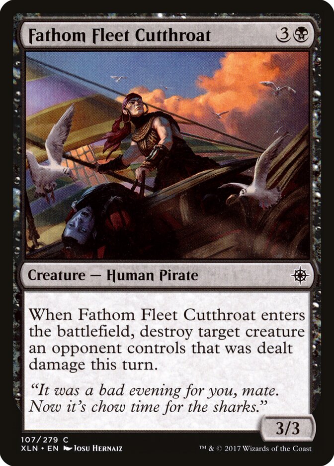 Fathom Fleet Cutthroat — Ixalan #107
