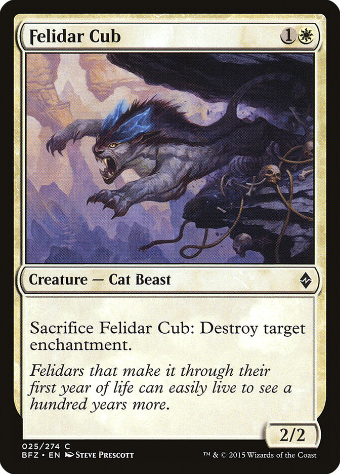 Cachorro de felidar | Felidar Cub - Battle for Zendikar #25