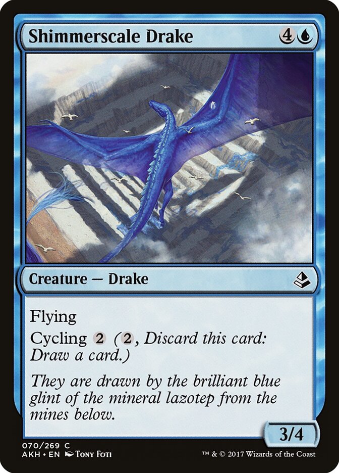 Shimmerscale Drake — Amonkhet #70
