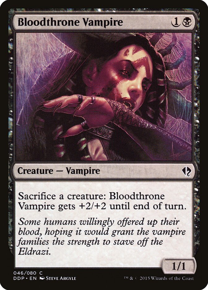 Bloodthrone Vampire - Duel Decks: Zendikar vs. Eldrazi #46