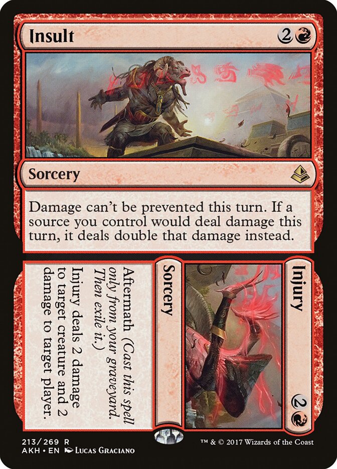Agravar // Heridas | Insult // Injury - Amonkhet #213