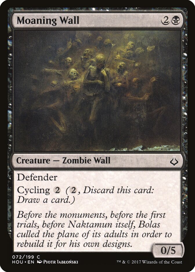Muro de los plañidos | Moaning Wall — Hour of Devastation #72