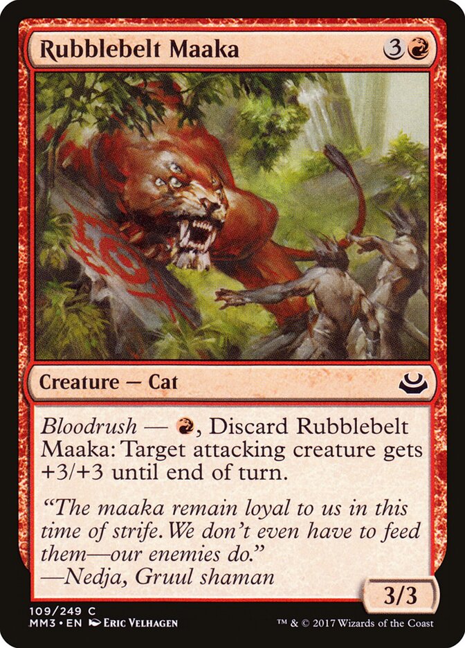 Rubblebelt Maaka — Modern Masters 2017 #109