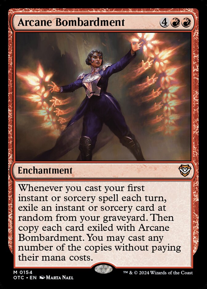 Bombardeo arcano | Arcane Bombardment - Outlaws of Thunder Junction Commander #154