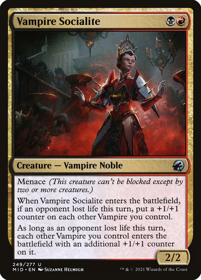 Vampira de la alta sociedad | Vampire Socialite - Innistrad: Midnight Hunt #249