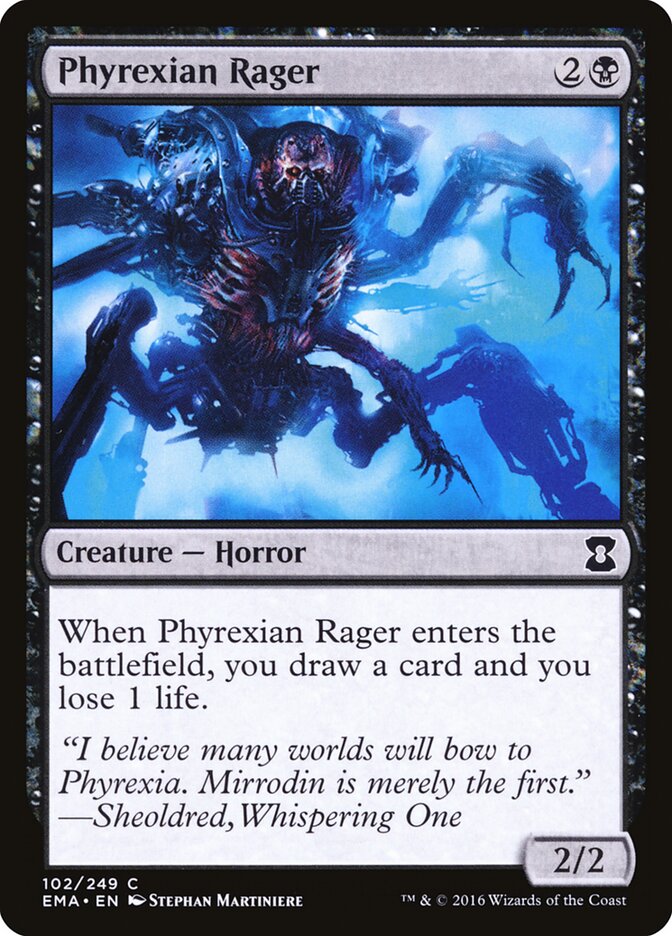 Phyrexian Rager - Eternal Masters #102