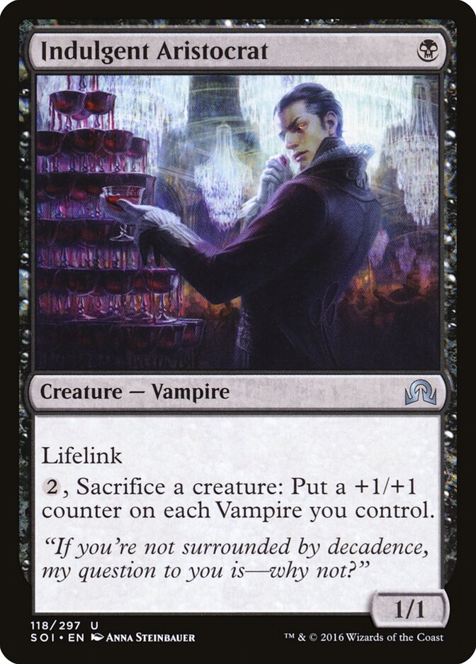 Indulgent Aristocrat — Shadows over Innistrad #118