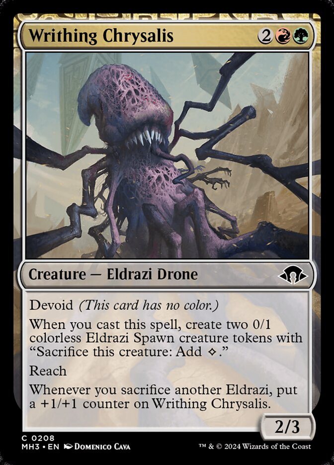 Crisálida retorcida | Writhing Chrysalis — Modern Horizons 3 #208