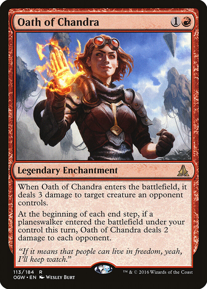 Juramento de Chandra | Oath of Chandra - Oath of the Gatewatch #113