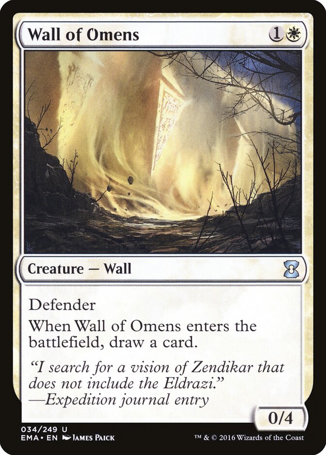 Wall of Omens - Eternal Masters #34