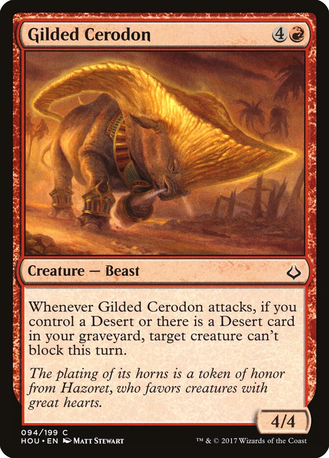 Cerodonte de oropel | Gilded Cerodon — Hour of Devastation #94