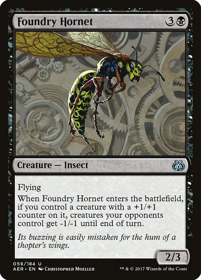 Avispa de la fundición | Foundry Hornet - Aether Revolt #59