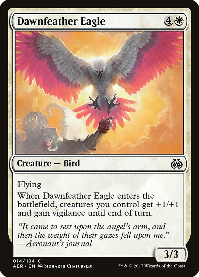 Águila pluma del alba | Dawnfeather Eagle - Aether Revolt #14