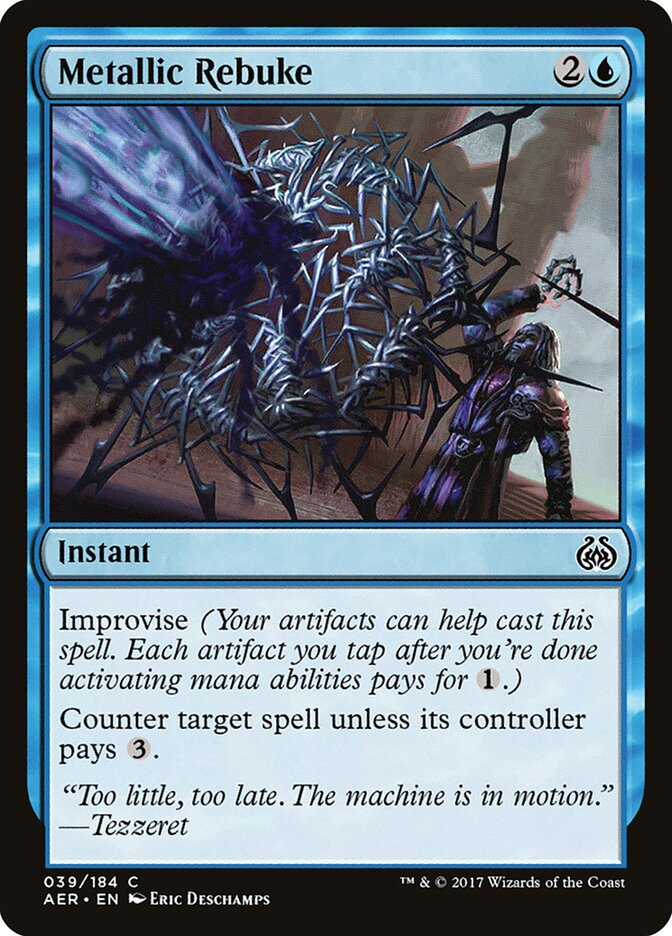 Censura metálica | Metallic Rebuke - Aether Revolt #39