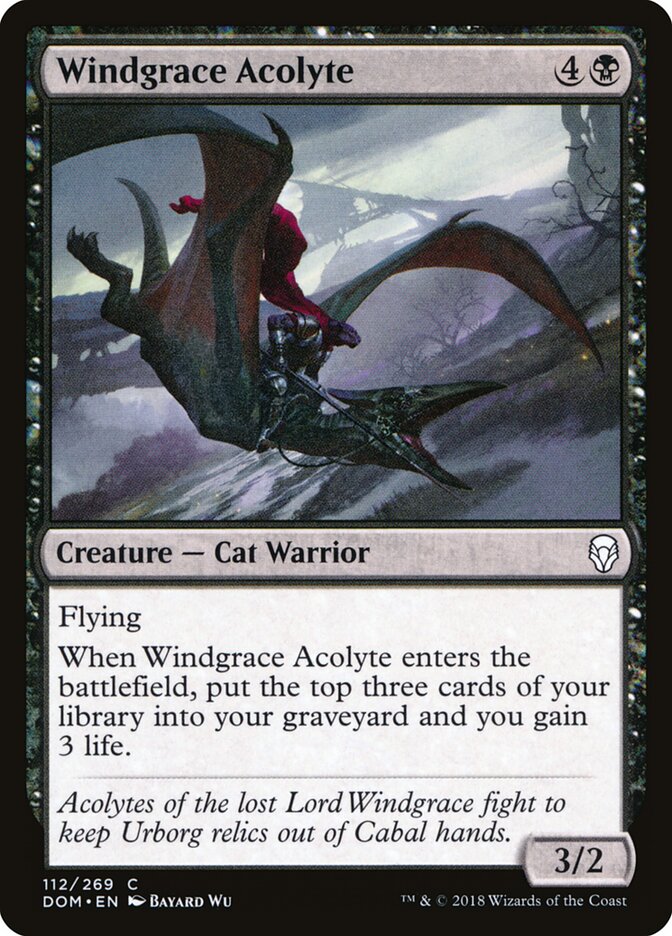 Acólito de Windgrace — Dominaria #112